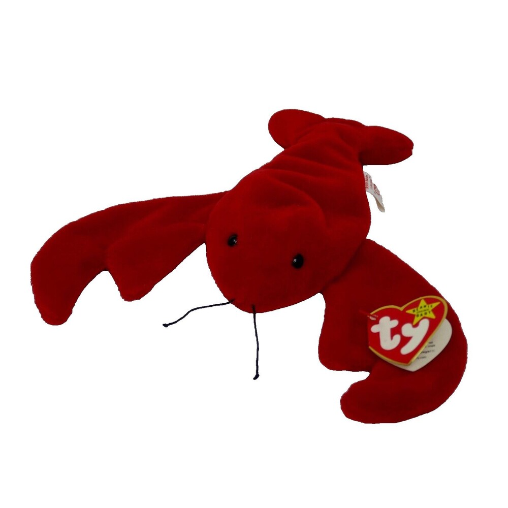 TY Beanie Baby Pinchers the Lobster June 19, 1993 Plush Stuffed Animal #4026